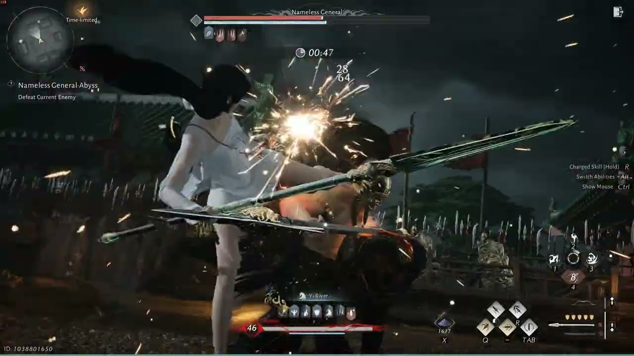 [Where Winds Meet] No-Hit Nameless General Abyss | Thundercry Blade