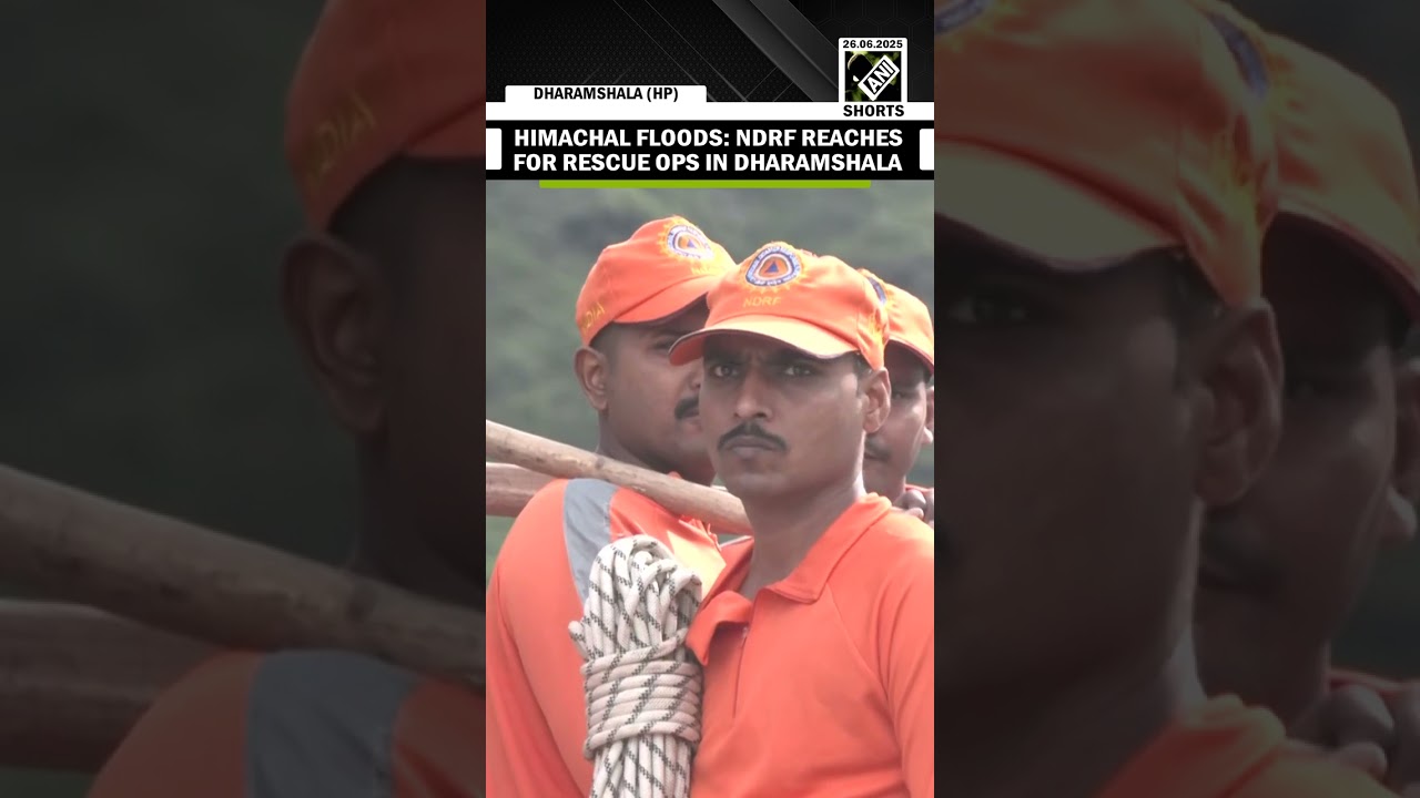NDRF reaches for rescue operations after flash flood near Manuni stream in Dharamshala