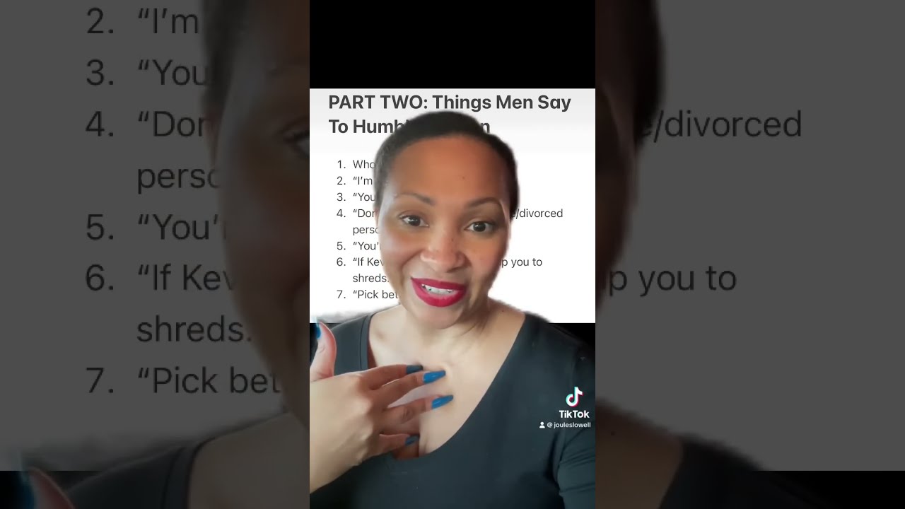 Things They Say To Humble Us