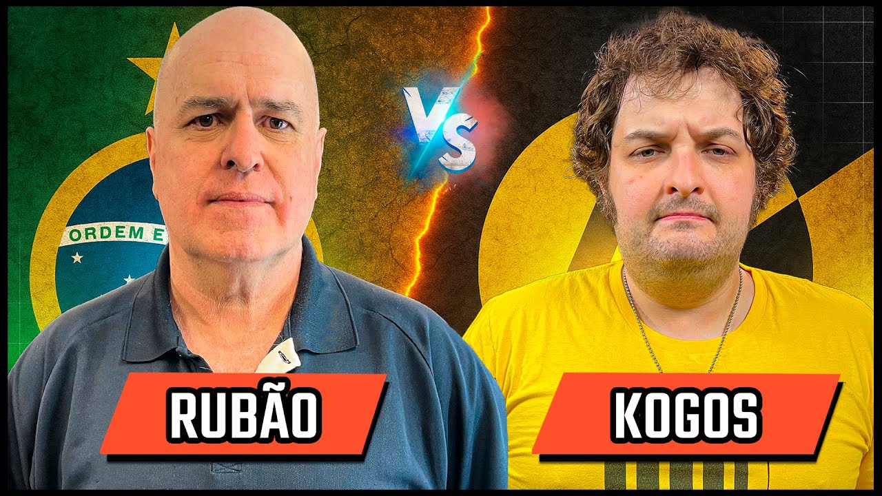 RUBÃO x PAULO KOGOS - NACIONALISTA x ANCAP - DEBATE -  PODCAST 3 IRMÃOS #711