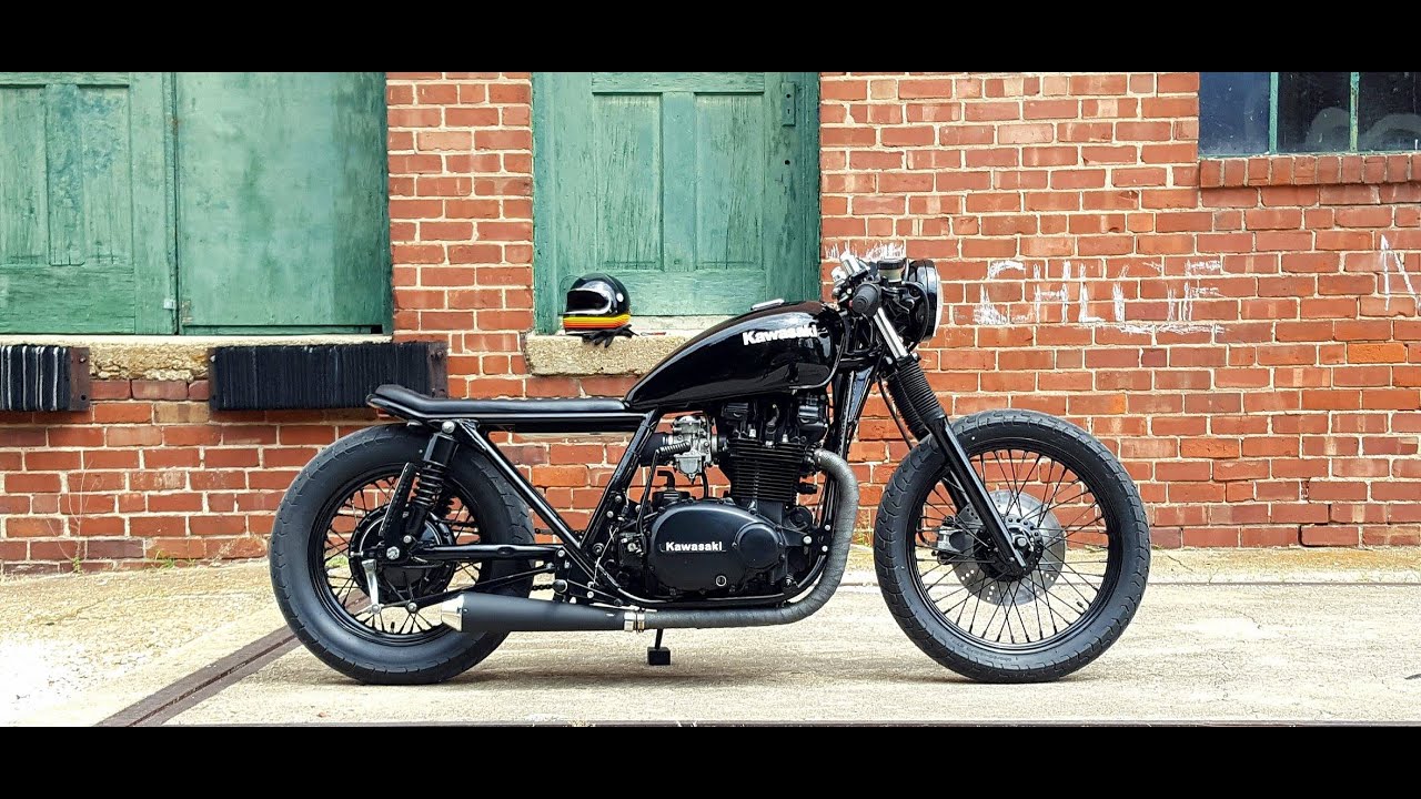 KZ750 Cafe Racer Brat Walk Around
