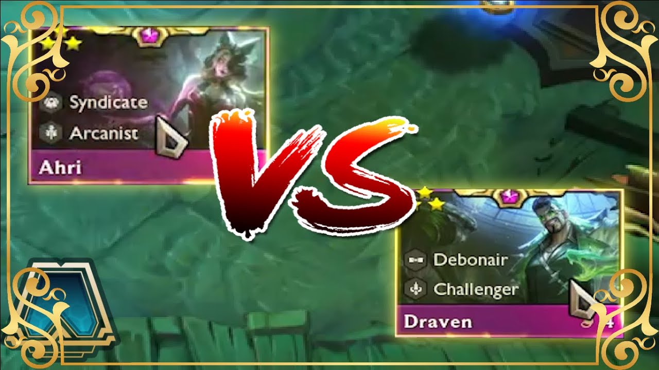 3 Star AHRI vs. 3 Star DRAVEN | Set 6.5 | TFT Guide Teamfight Tactics