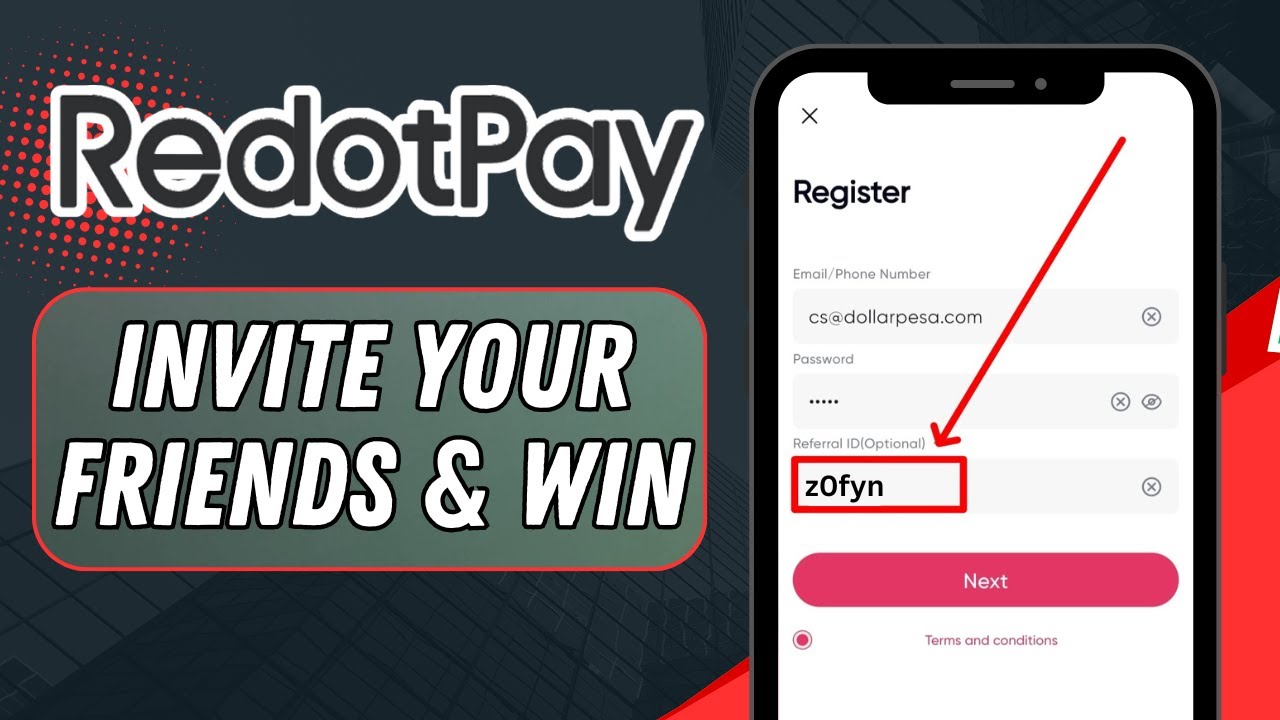 Как пригласить друзей и получить вознаграждение в RedotPay (зарабатывайте 5 долларов за каждое пр...