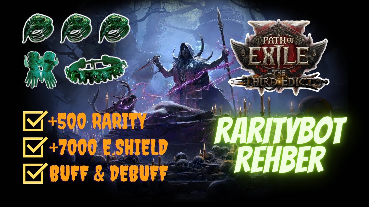 [Build/PartyPlay] Path of Exile 2 - RarityBot Rehberi 💰 | Loot’u Uçurmanın Yolu 💎