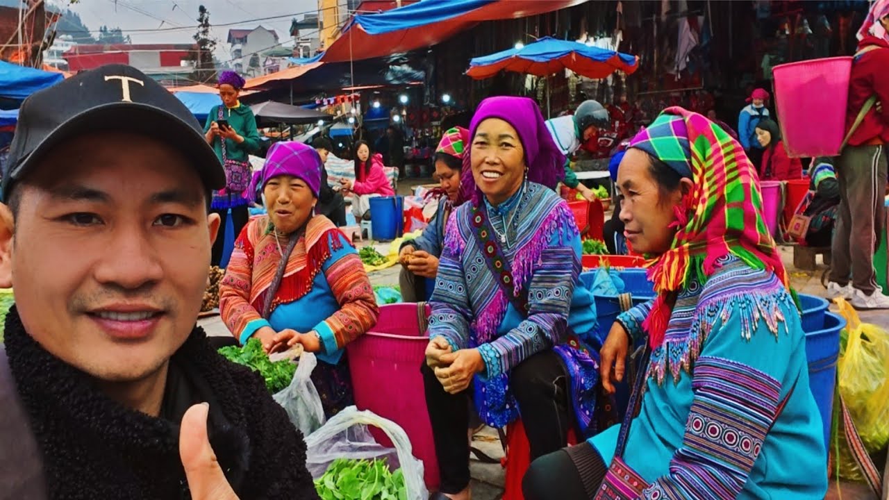 หลงทางสู่ตลาดนัดที่ใหญ่ที่สุดในภาคเหนือเวียดนาม! | Tiks Vlog