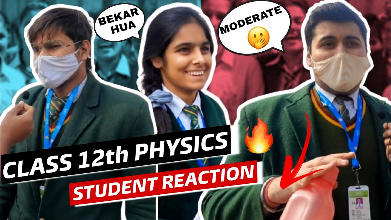 🔥 CBSE PHYSICS exam Class 12th term 1 student reaction | PHYSICS term 1 CBSE review