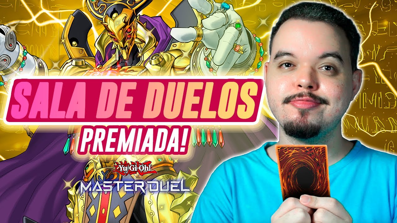 Participe da SALA DE DUELOS premiada AO VIVO!! Yu-Gi-Oh! Master Duel