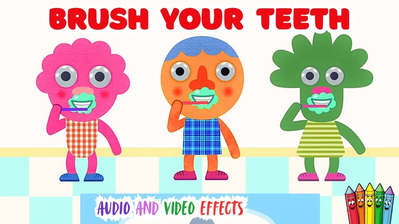 Noodle and Pals Presents: Brush Your Teeth | Children Song | Remix of Video and Audio Effect
