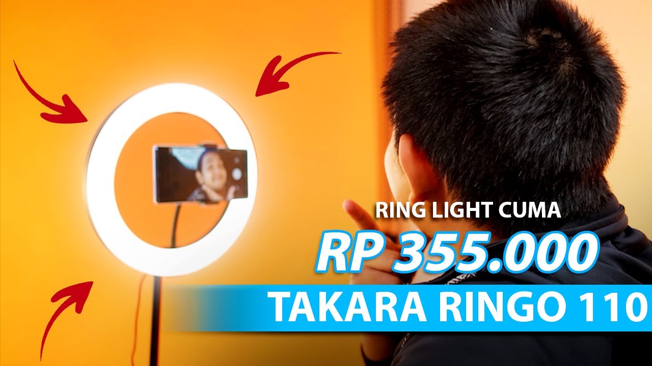 Unboxing Ring Light Murah Gampang Dibawa | Takara Ringo 110