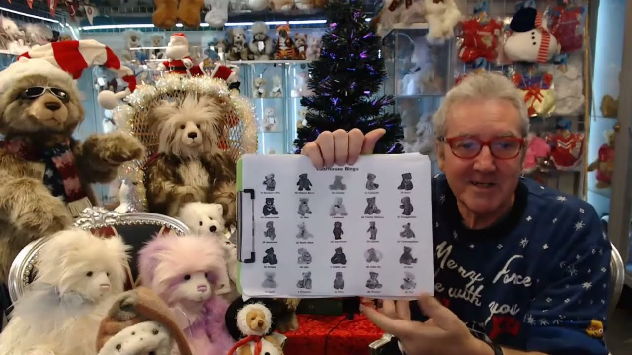 Charlie Bears at Teddy Station Christmas November 2023