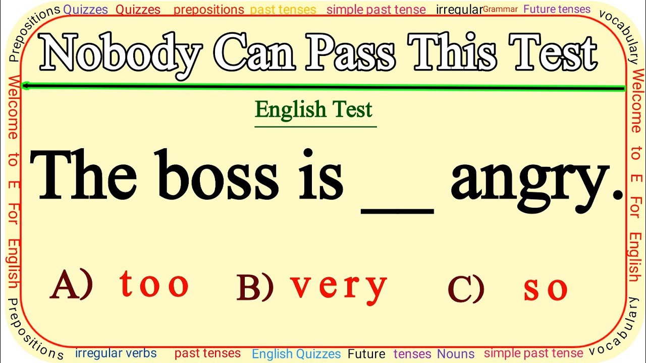 Mixed Advanced Grammar Test 🌟 Test your English skills