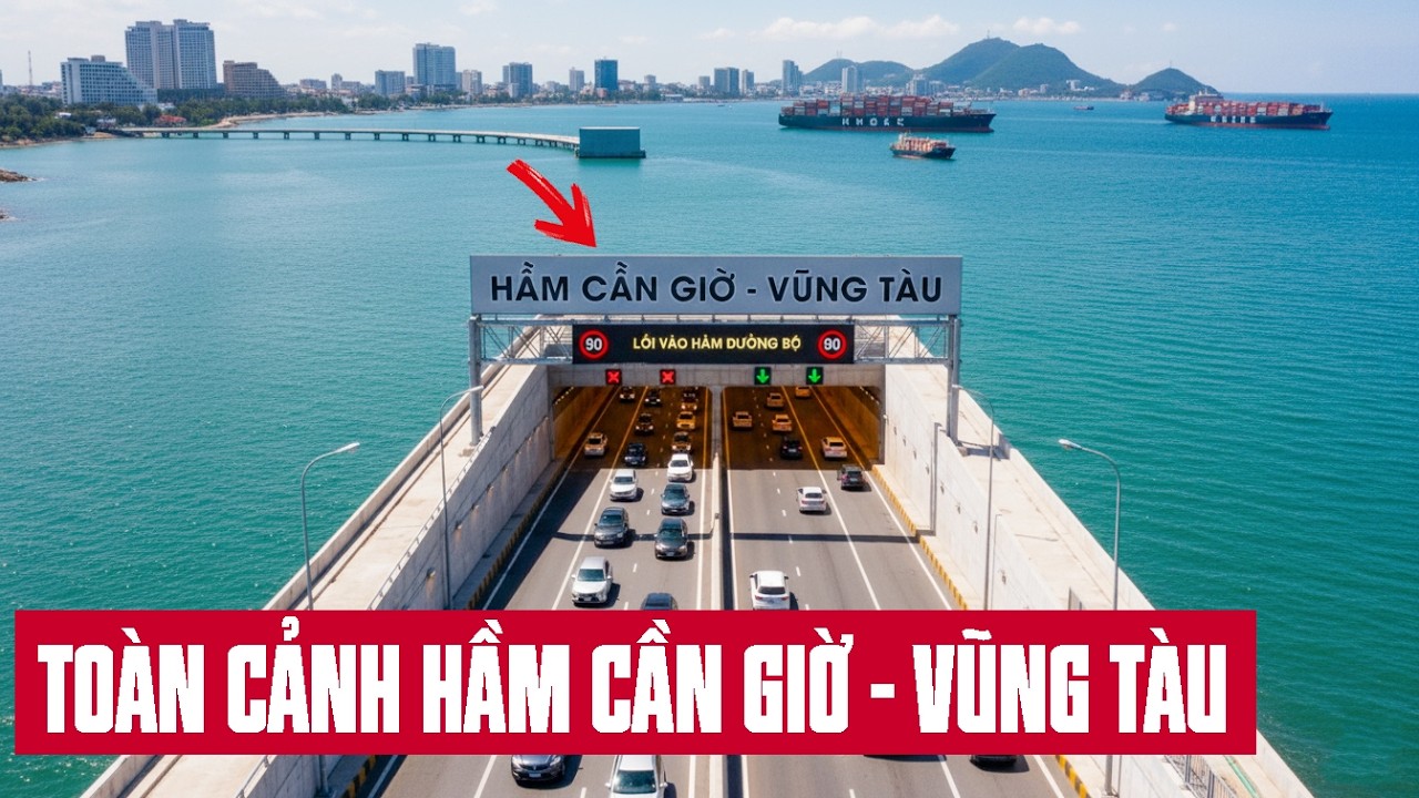 Toàn cảnh dự án Cầu - Hầm vượt biển Cần Giờ - Vũng Tàu | 92.000 tỷ VND theo đề xuất của Vingroup