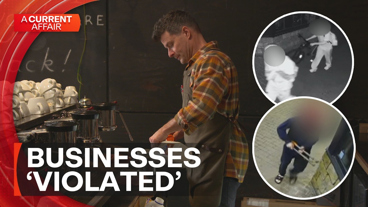 Small businesses give up on police after repeat robberies | A Current Affair