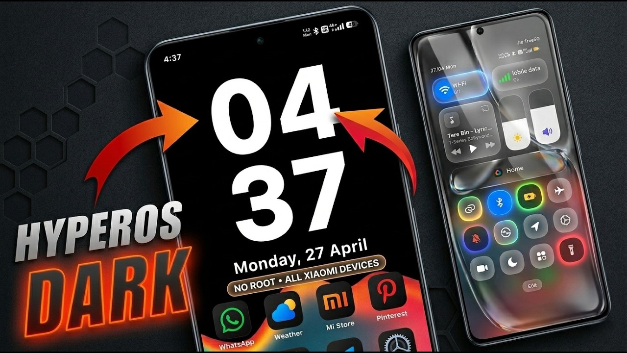 Transform Your Xiaomi with This INSANE HyperOS 3 Dark Theme 🔥