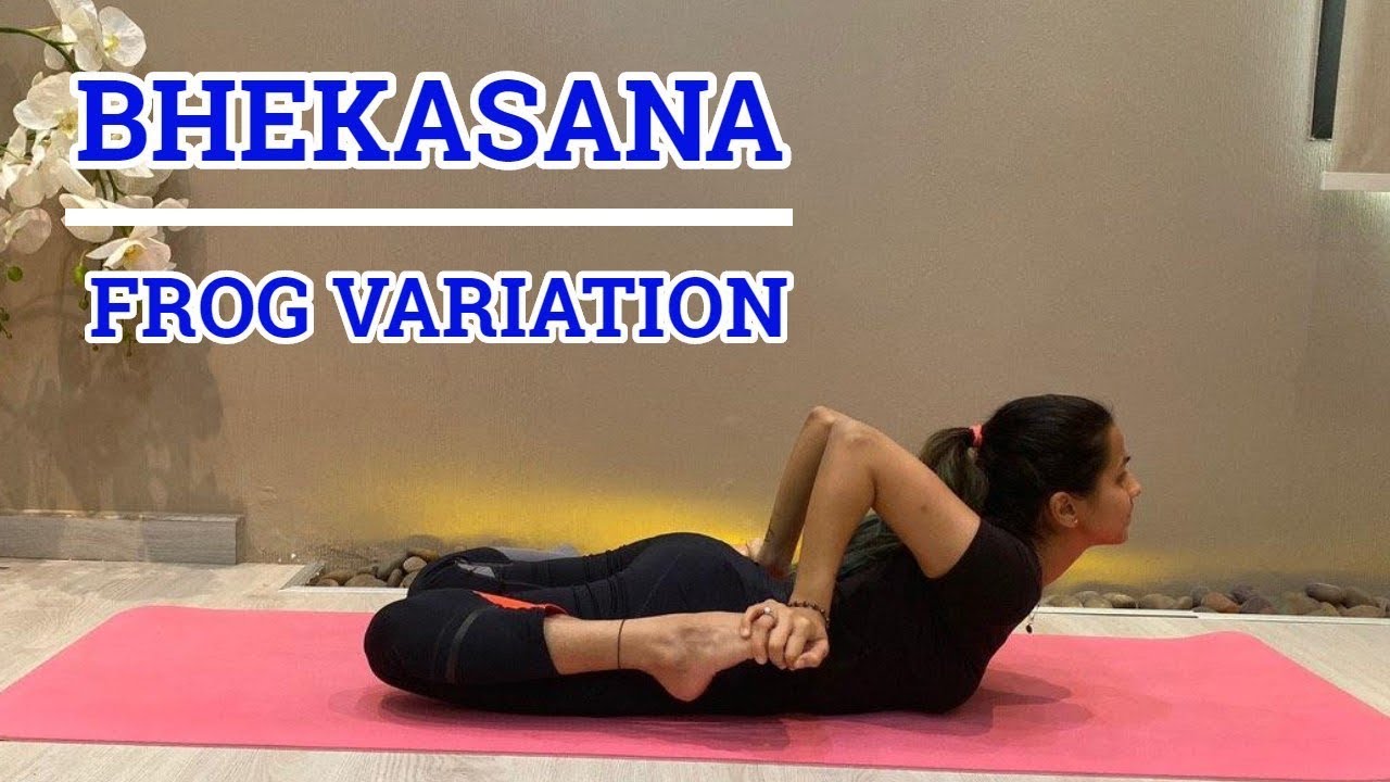 How to do Bhekasana (frog pose variation) | Yoga tutorials for beginners |Yoga asanas |Yoga benefits