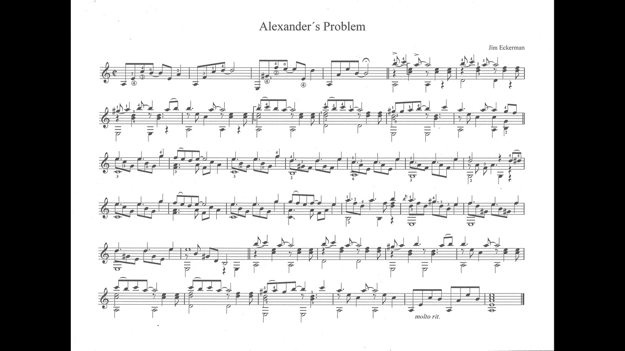 Study in a minor: Alexander´s Problem