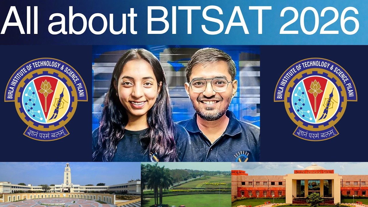 All about BITSAT 2026 | Target BITS PILANI, GOA, Hyderabad #bitsat2026