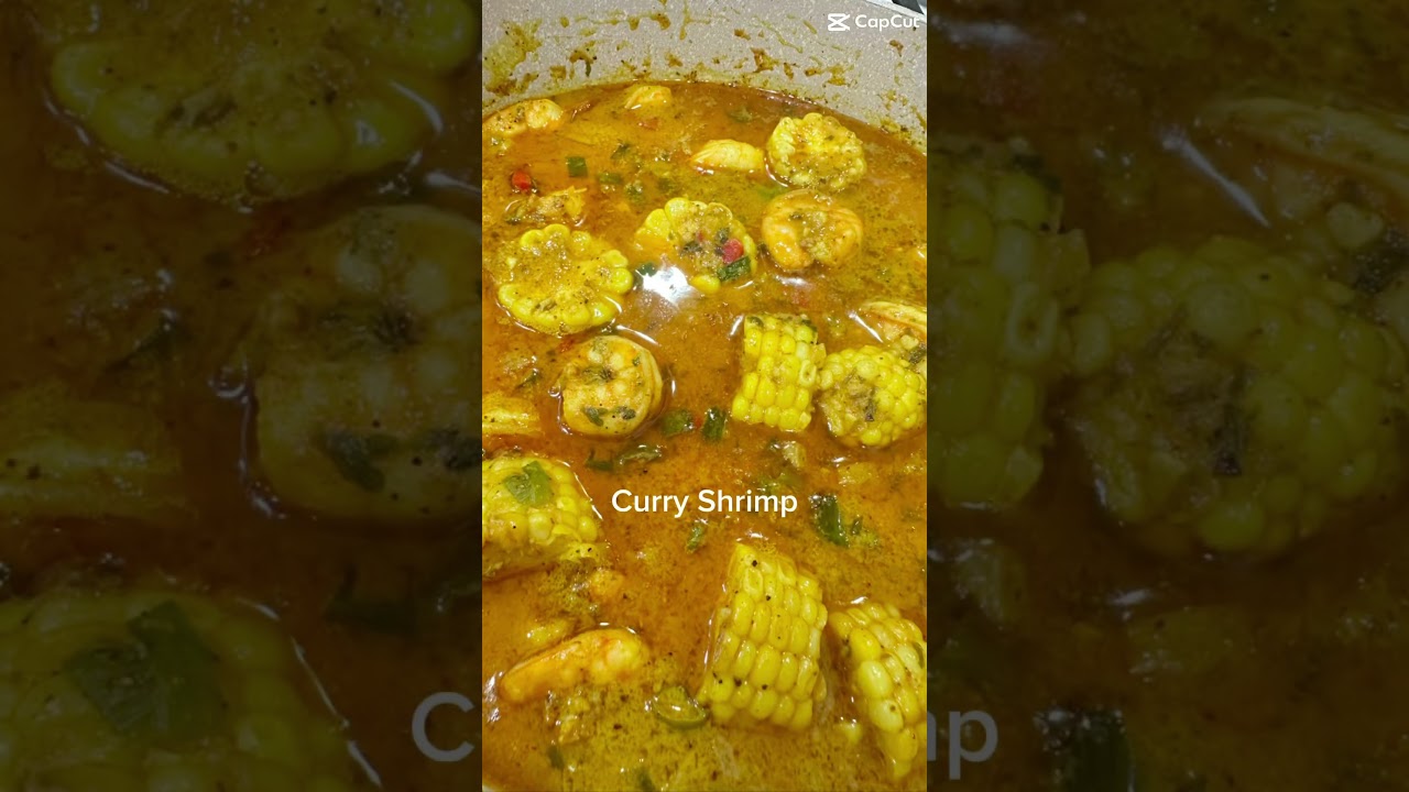 Curry Shrimp served over fluffy rice! #curryshrimp