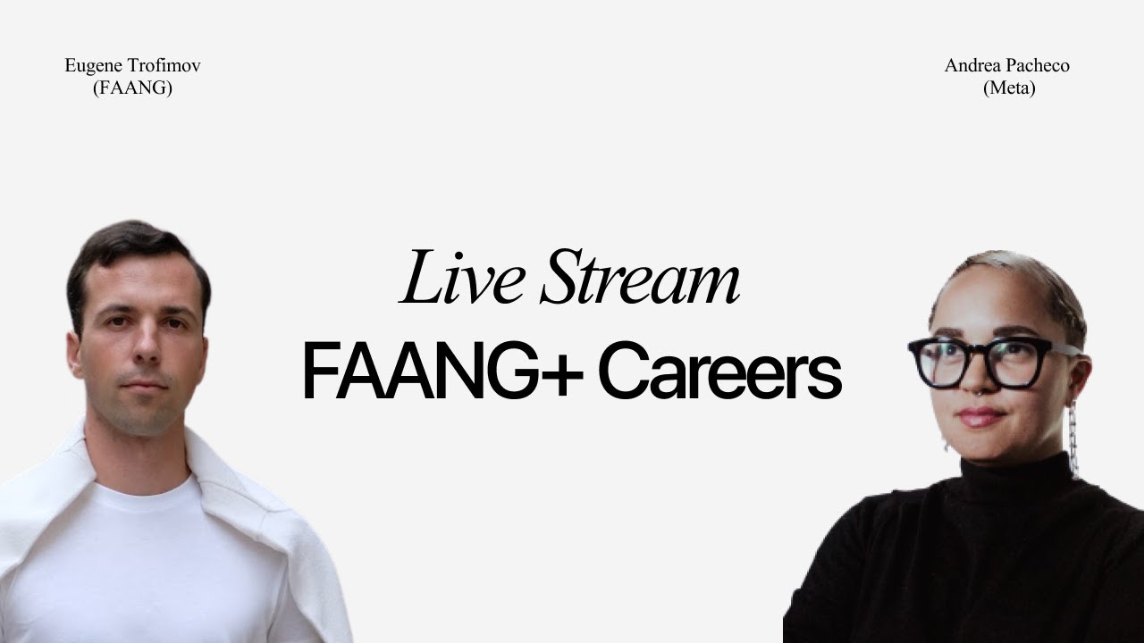 FAANG+ Careers Live Stream with Meta Designer