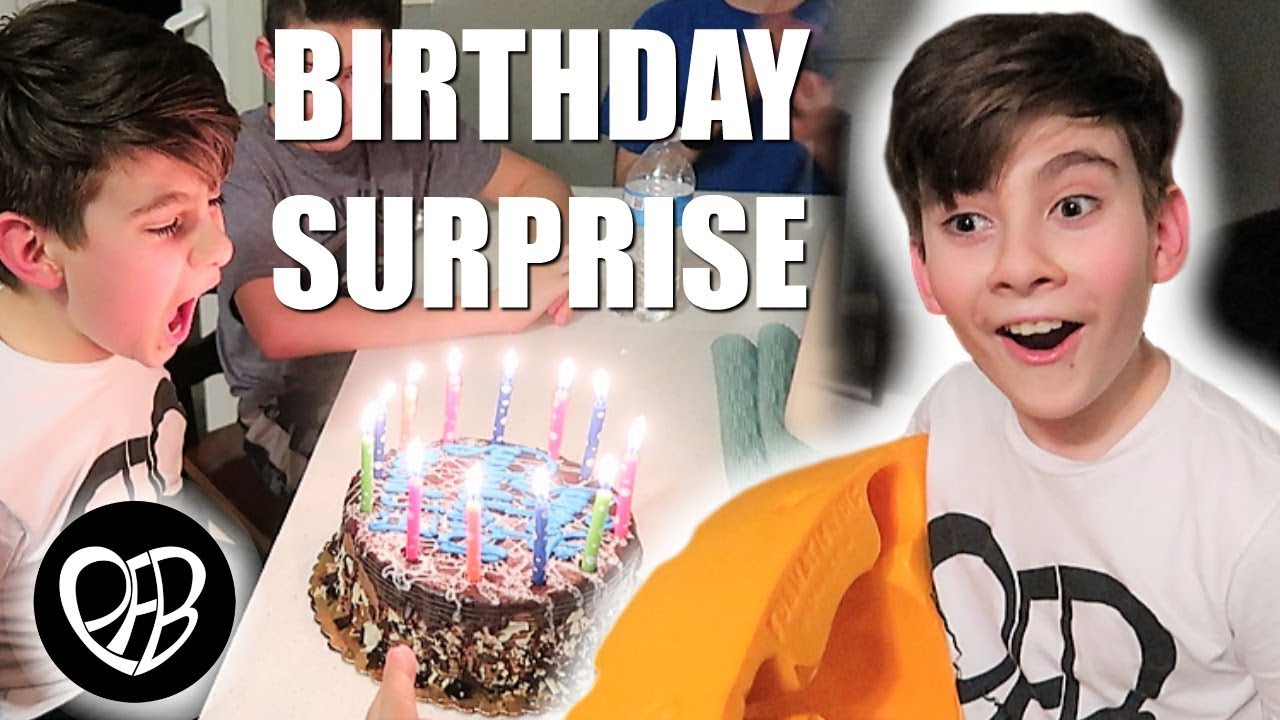 SURPRISE BIRTHDAY GIFT | OPENING PRESENTS on 12th BIRTHDAY | HAPPY BIRTHDAY PARTY | PHILLIPS FamBam