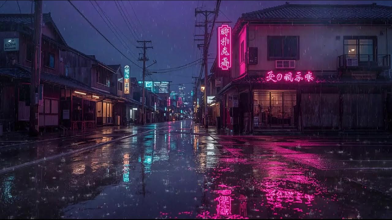 Night Rain Ambience 🌙 Lofi Beats for Focus, Relax & Quiet Moments #50