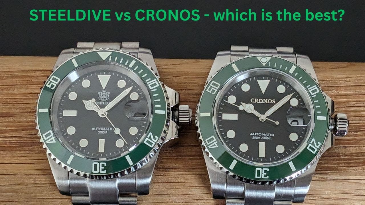 WATCH REVIEW - CRONOS L6005 vs STEELDIVE SD153!!