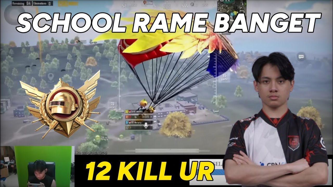 AE ROSEMARY PLAYER MAHAL😱 12 KILL ULTIMATE ROYALE DI RANK LEGEND PUBG MOBILE