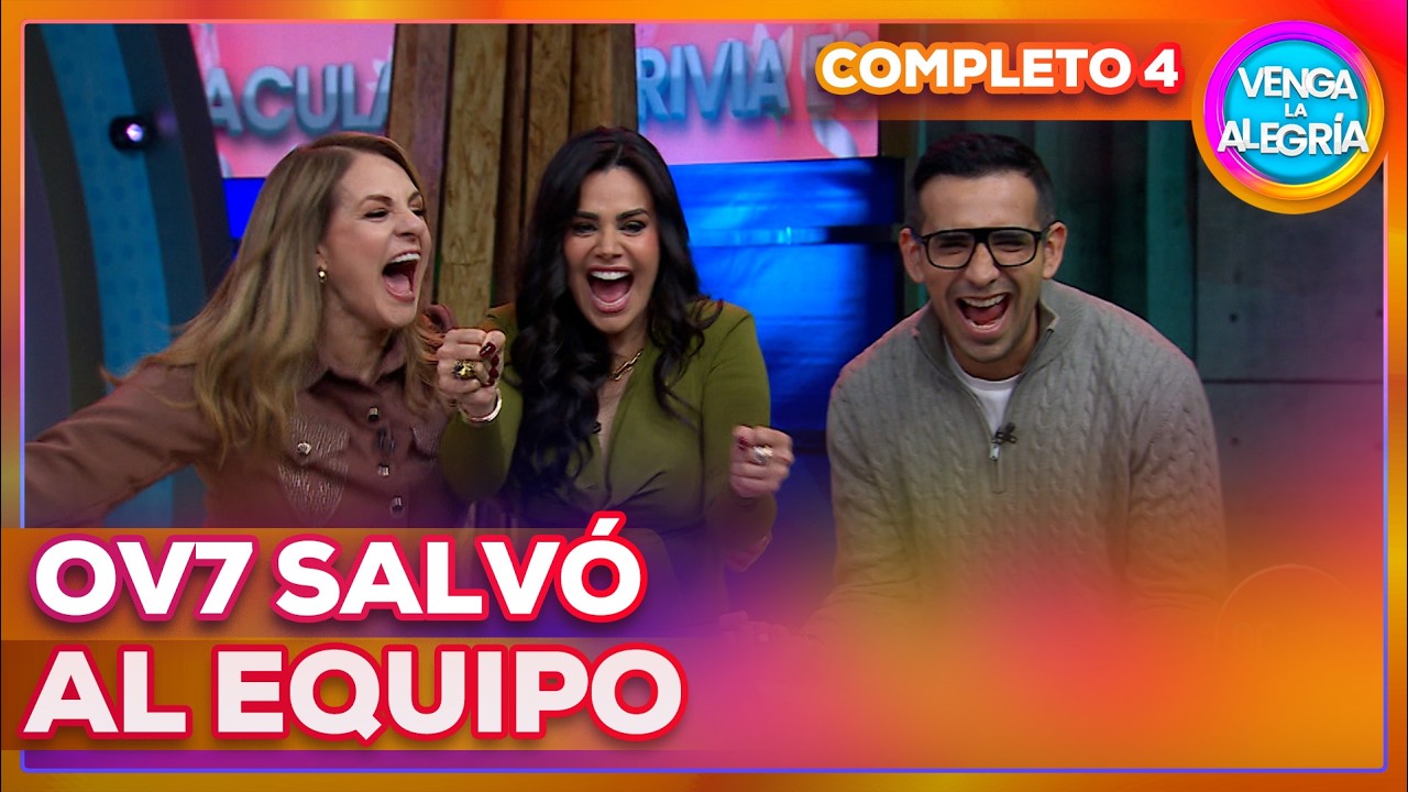 Flor ganó un punto gracias a OV7, nos dio baile y canto afinado 🎤🎶😯 | Venga La Alegría
