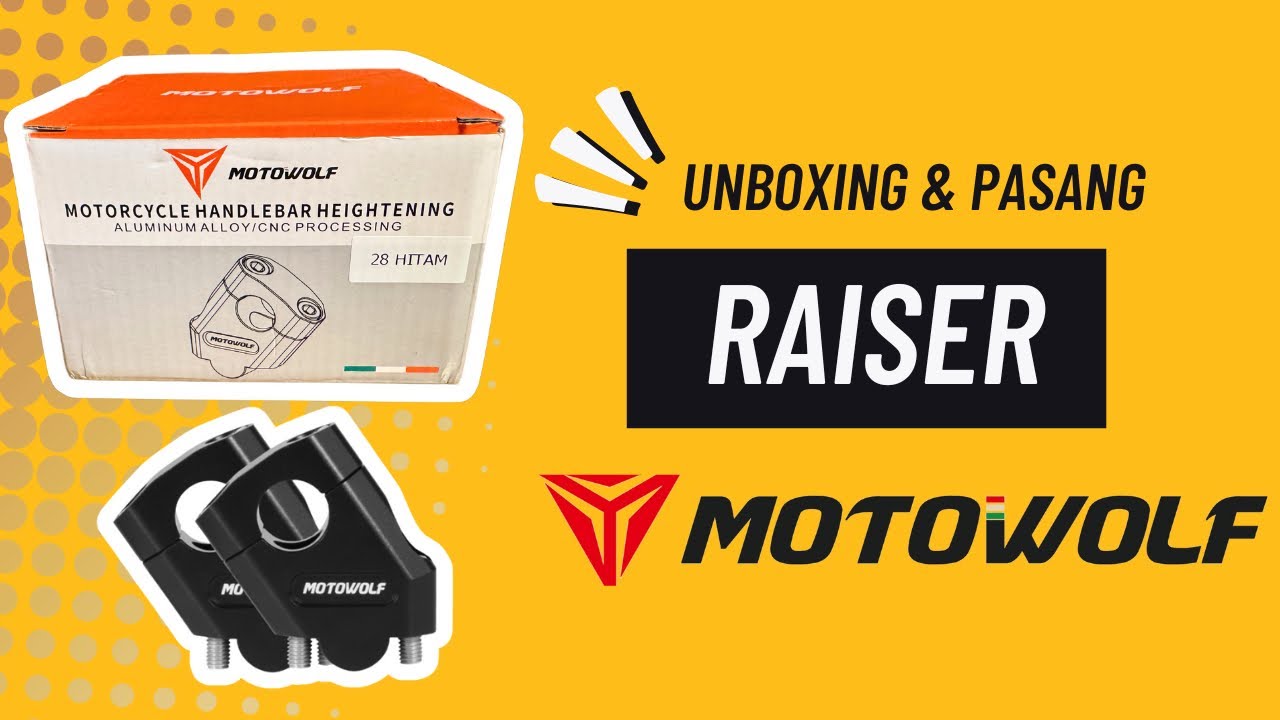 Unboxing & Pasang Raiser Stang Motowolf di Honda ADV 160 | Posisi Jadi Lebih Nyaman?