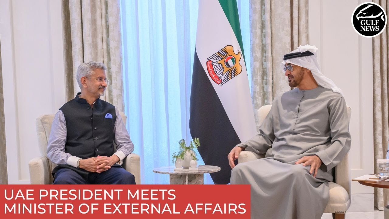 UAE President receives India’s Minister of External Affairs