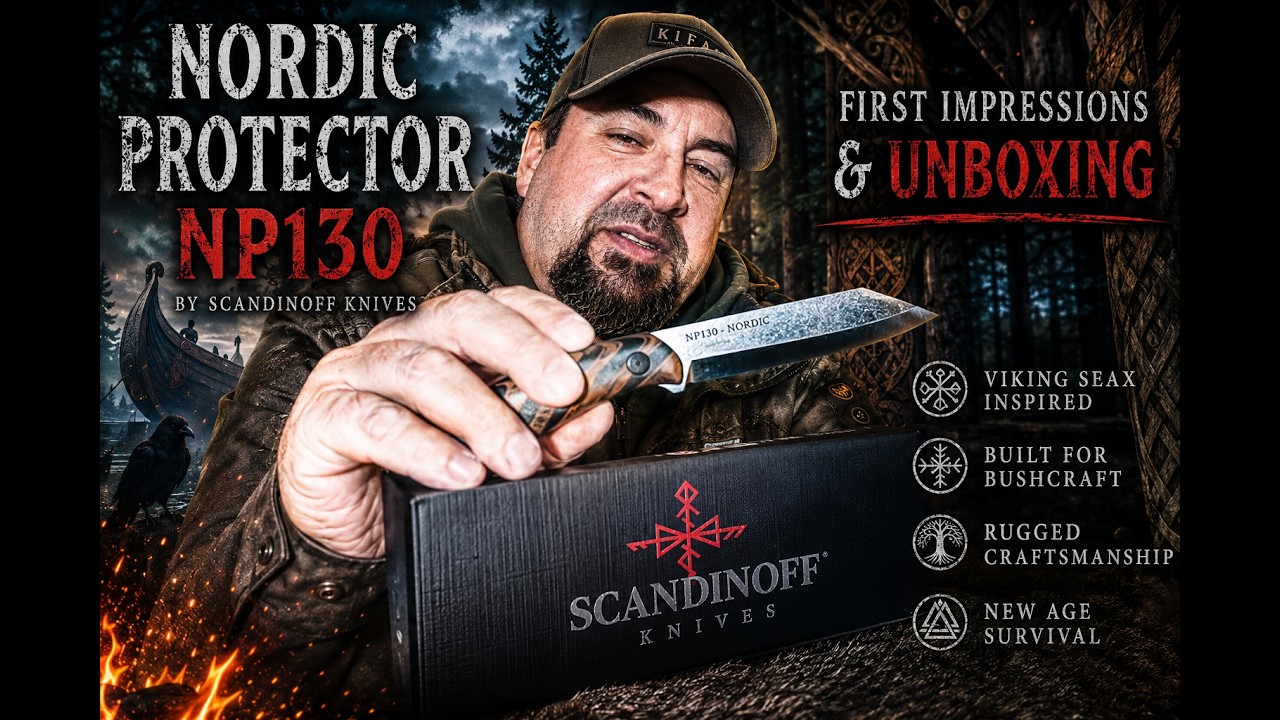 SCANDINOFF NORDIC PROTECTOR 130 BUSHCRAFT -  PART 1 ~ UNBOXING | FIRST IMPRESSIONS