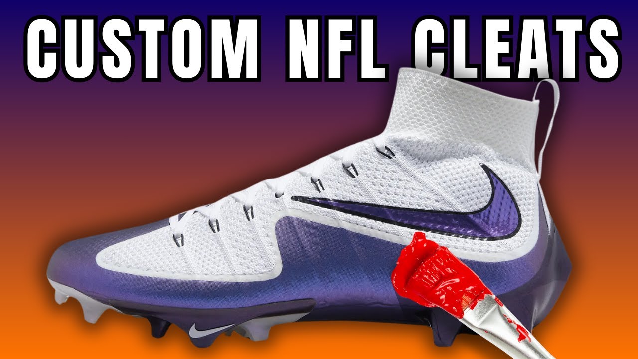Custom Nike Football Cleats For A Denver Broncos NFL Player!