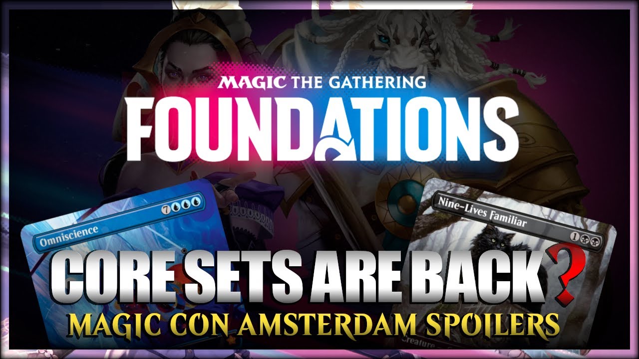 New MTG Set Announced‼️First FOUNDATIONS Spoilers Coming Out of MagicCon Amsterdam❗