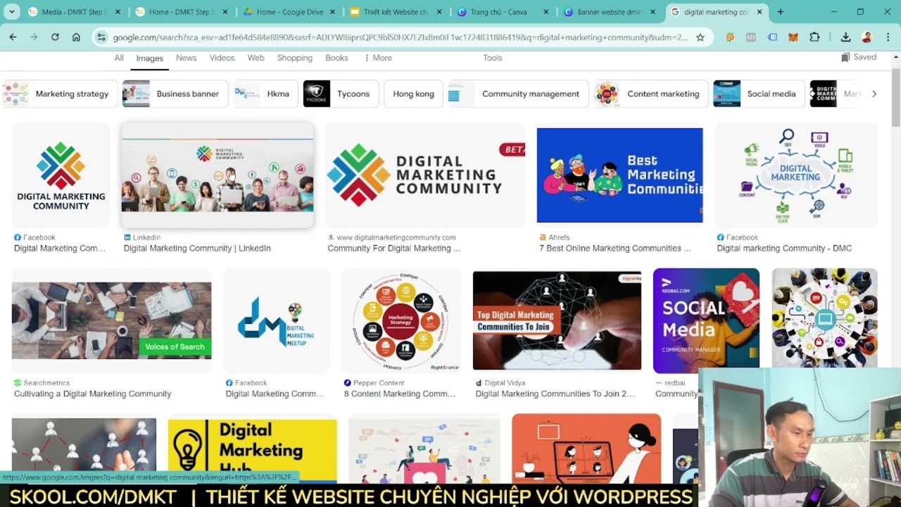 TK Web Wordpress | [Bài 4.1] Tạo banner ảnh cho Web với Canva | DMKT Step By Step