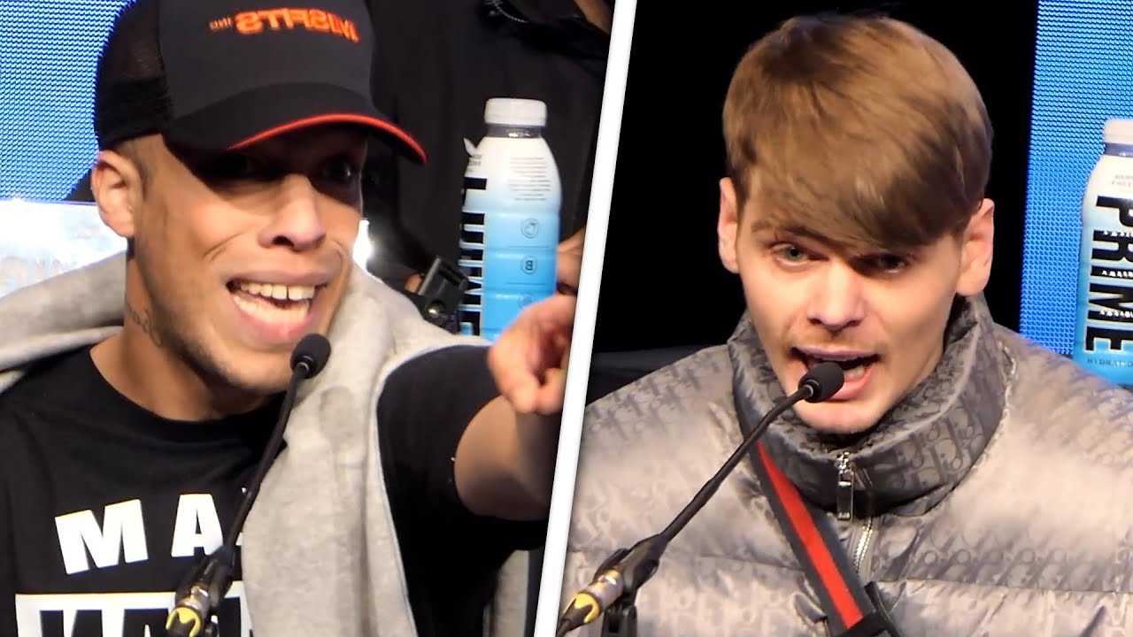 HEATED! Little T vs Afghan Dan | Misfits Boxing Press Conference
