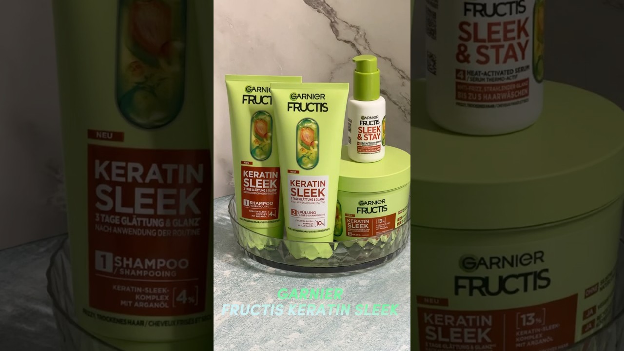 Garnier Fructis Keratin Sleek Pflegeserie @GarnierDe  #lorealistar #garnierdeutschland #garnier