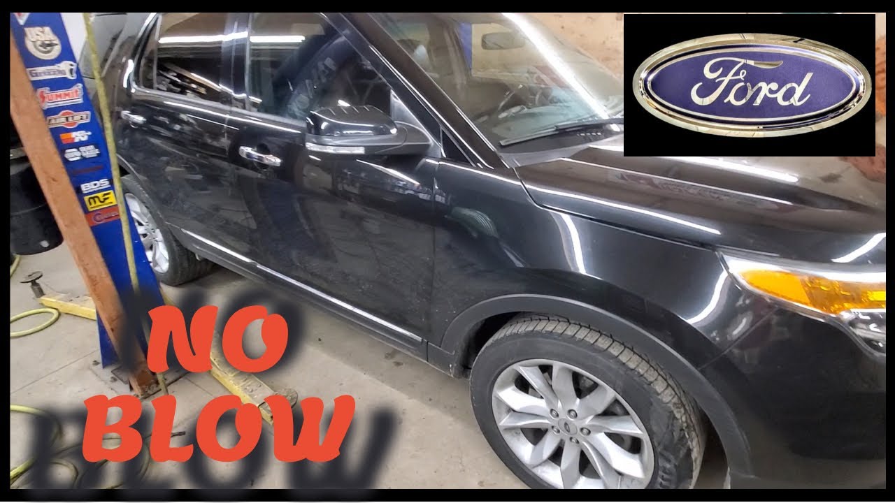 Диагностика и замена электродвигателя вентилятора Ford Explorer
