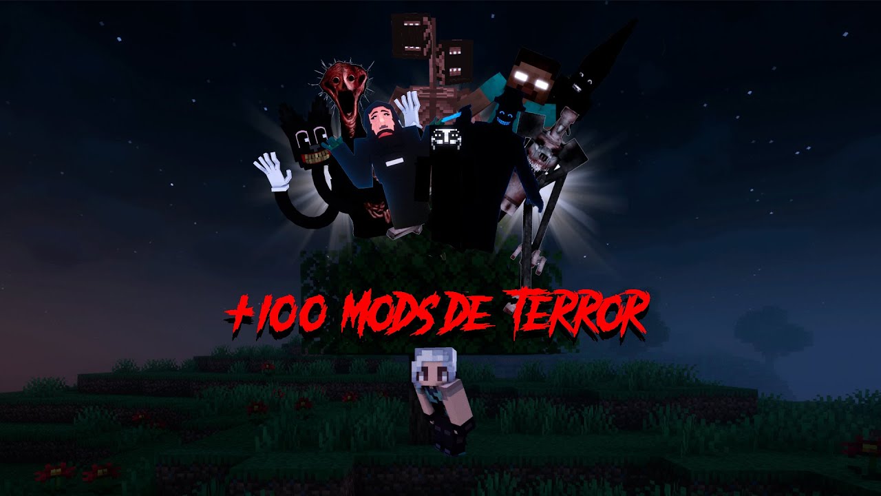 Este MODPACK tiene MÁS de 100 MODS DE TERROR 🍓💀