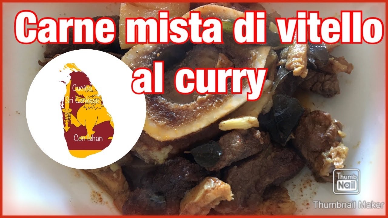 Carne mista di vitello al curry/Episodio 63 🇮🇹🇱🇰