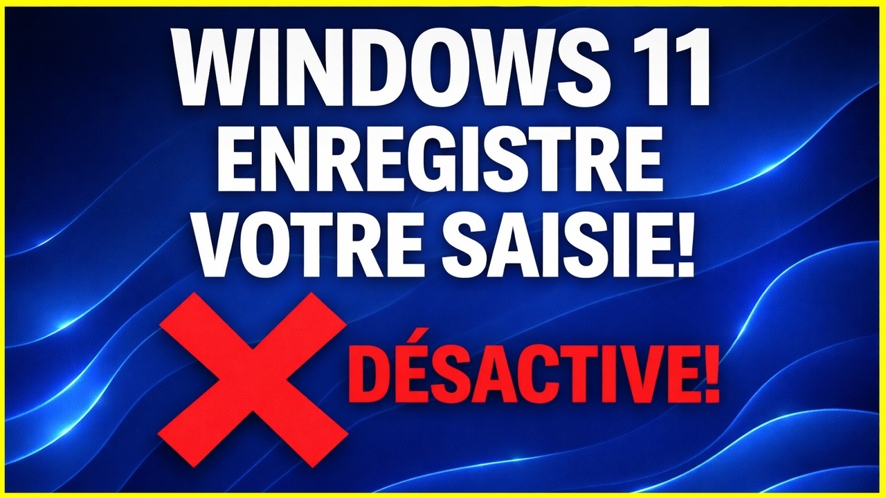 Windows 11 peut analyser ce que vous tapez… désactivez cette fonction cachée 2026