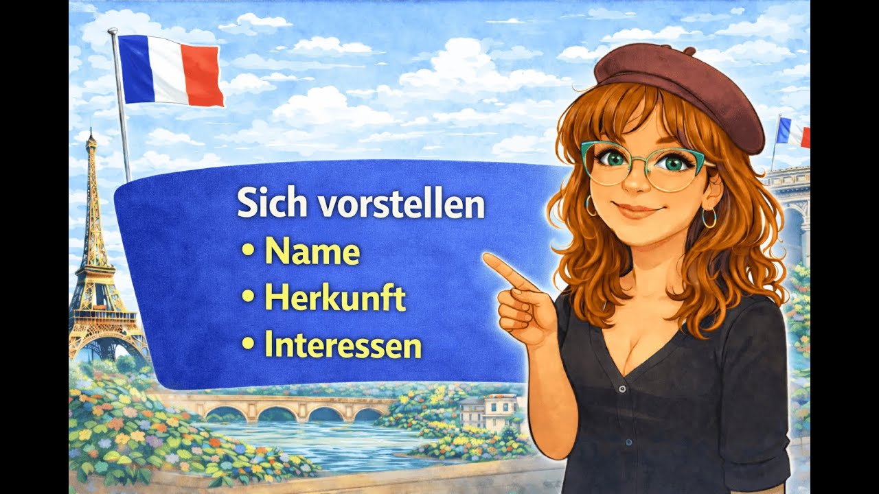 Sich vorstellen auf Französisch (A1): Name, Herkunft & Interessen – ganz einfach!