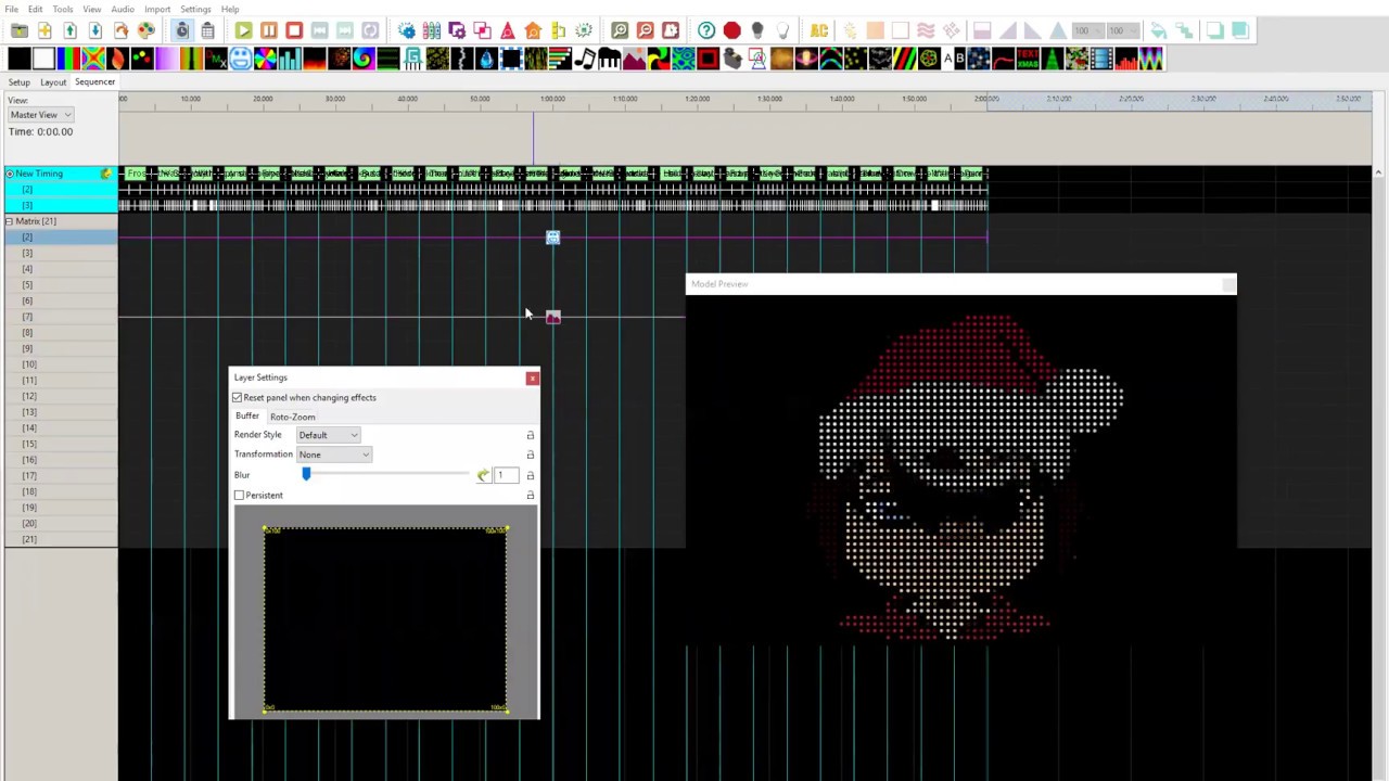 How to add singing faces to a matrix in xLights 2018.3