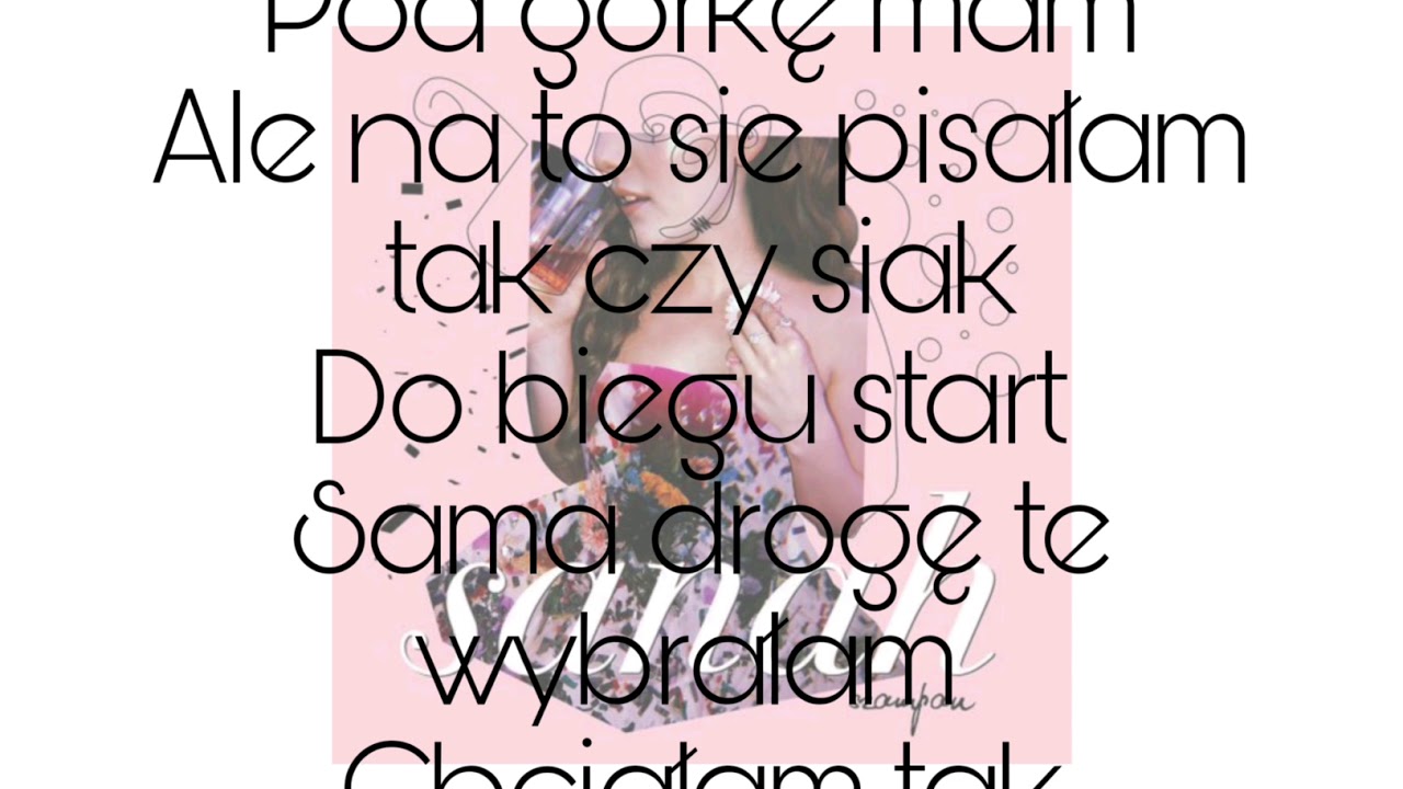 sanah - Szampan Tekst
