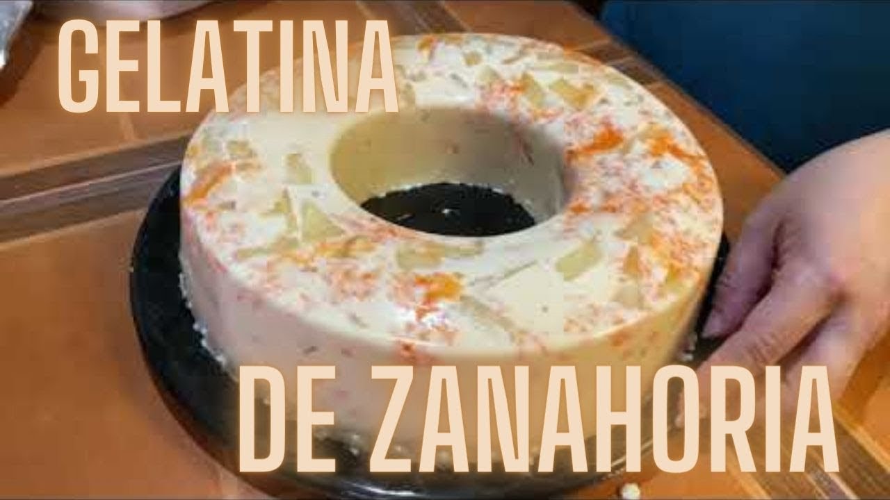 ¿Cómo hacer GELATINA de ZANAHORIA con PIÑA y QUESO PHILADELPHIA? ✅✅✅