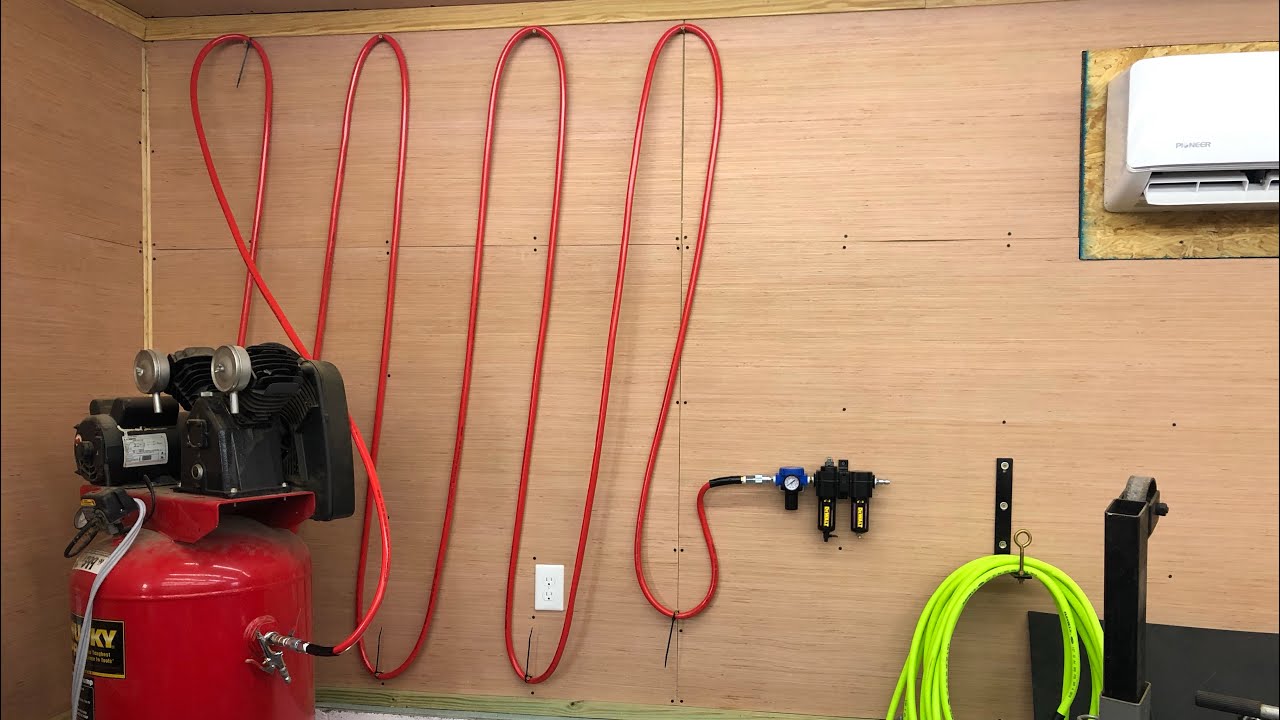 Garage Set Up for Painting a Car.