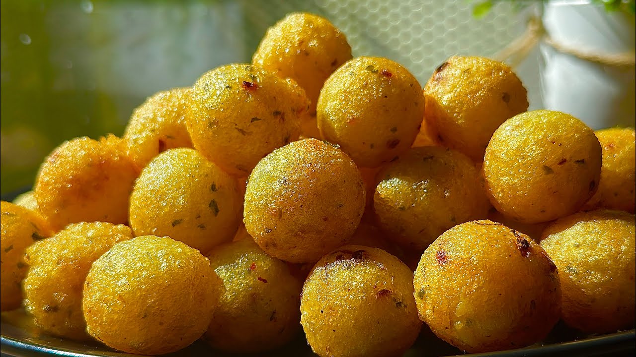 Mini Potato Balls | Easy Potato Recipe | Crispy Potato Balls