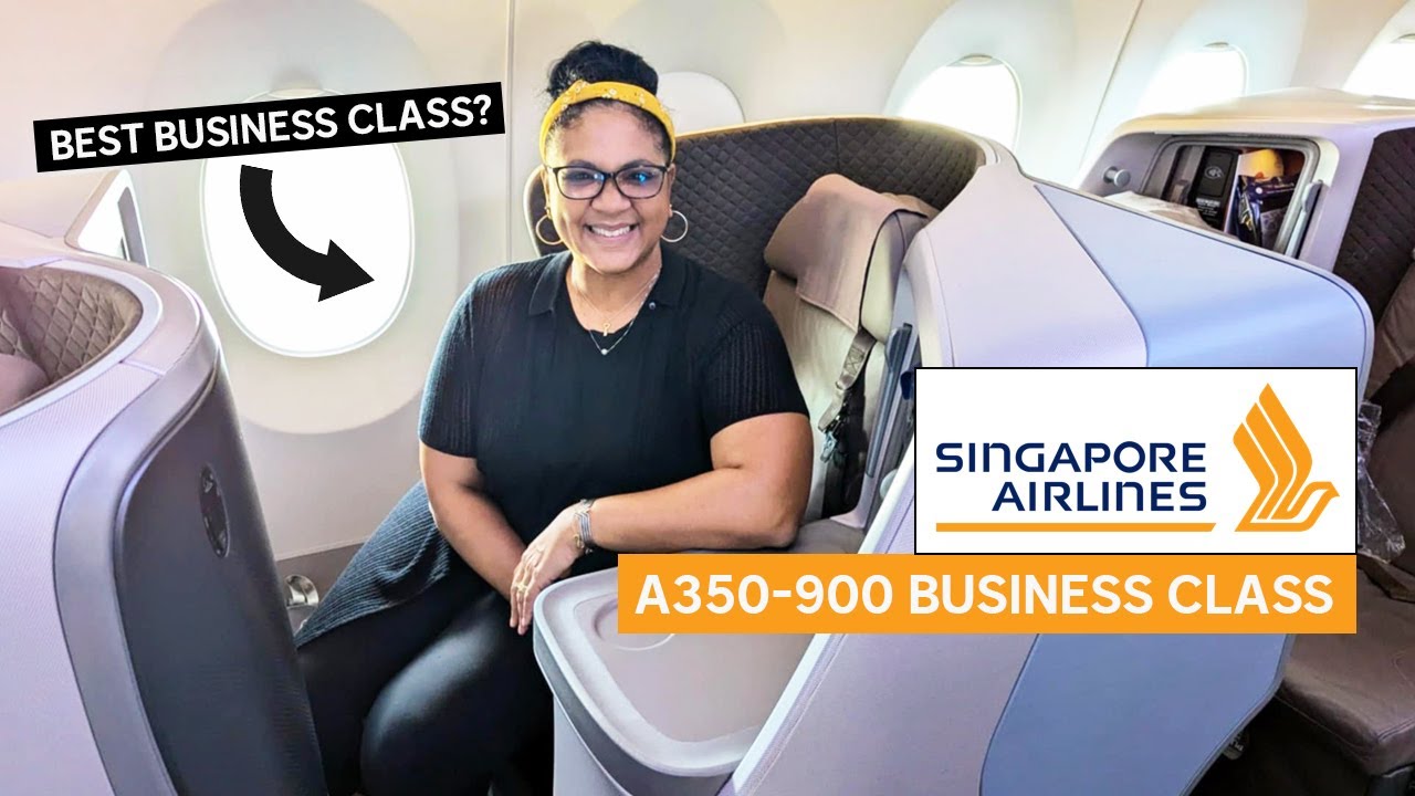 Singapore Airlines A350 900 Business Class Manila To Singapore