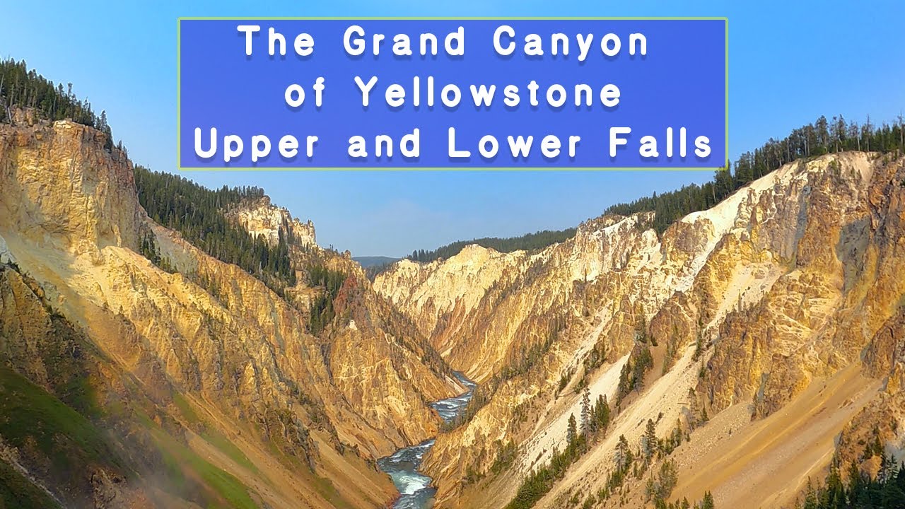 Yellowstone National Park // The Grand Canyon of Yellowstone // Upper and Lower falls Vlog