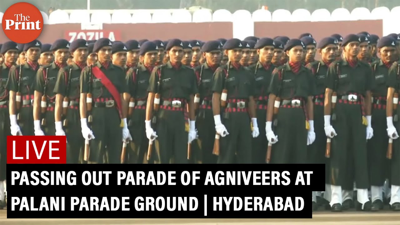 LIVE: Passing out Parade of Agniveers at Palani Parade Ground, Artillery Centre, Golconda, Hyderabad