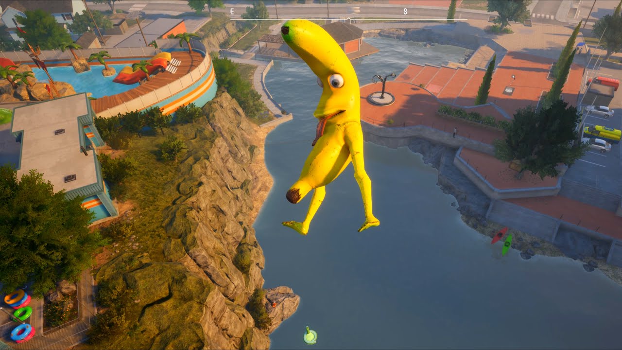 Water Ragdolls BANANA In the Goat Simulator 3 (Funny Moments Compilation) 4k
